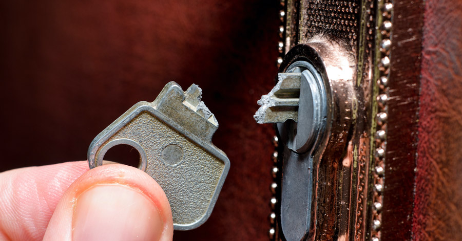 Broken Key inside the Lock - Locksmith in Dubai
